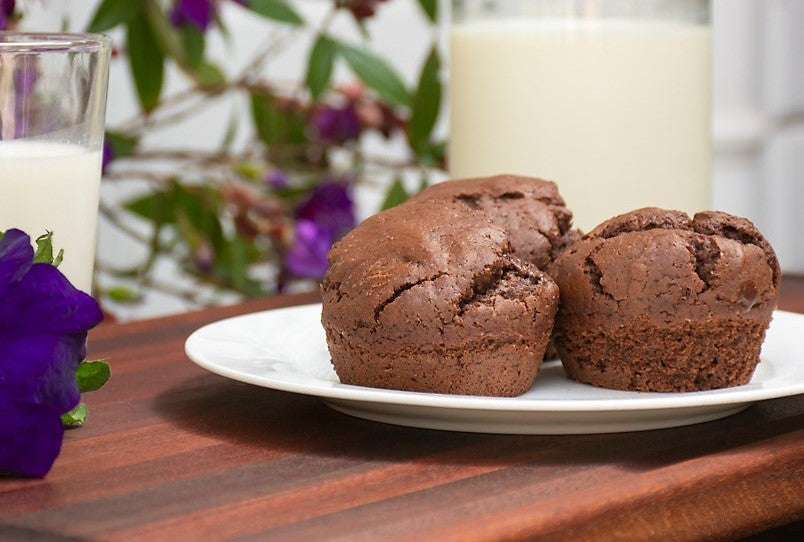 Coleman Royal Bakeries Gluten-free dairy-free Belgian Double Choc-chip Muffins.