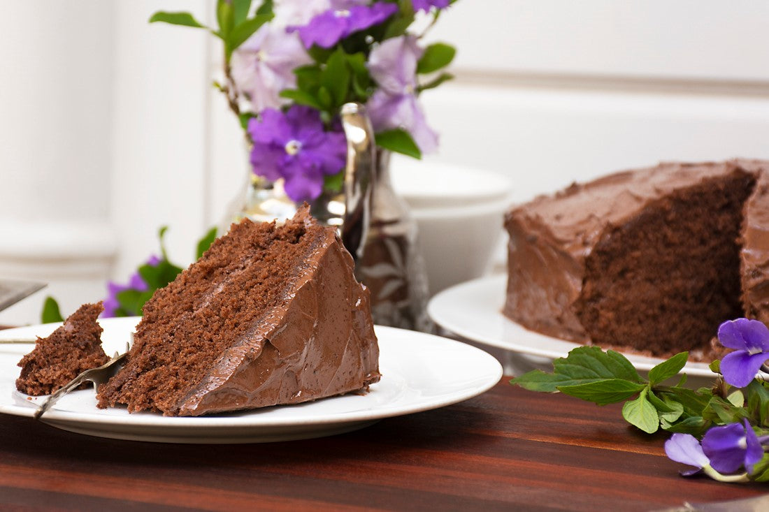 Coleman Royal Bakeries: Belgian Chocolate Cake. Makes two layers. Gluten-free (certified).