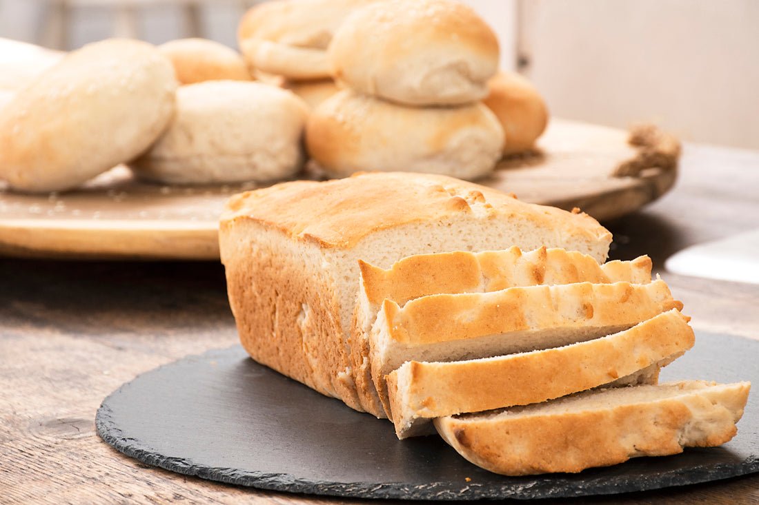 White Bread. Makes one 700 g loaf (Gluten-free). 381 g - Coleman Royal Bakeries